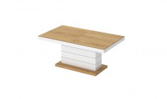 MATERA LUX coffee table (high gloss/super matt/wood-like decor)